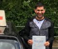  Walter with Driving test pass certificate